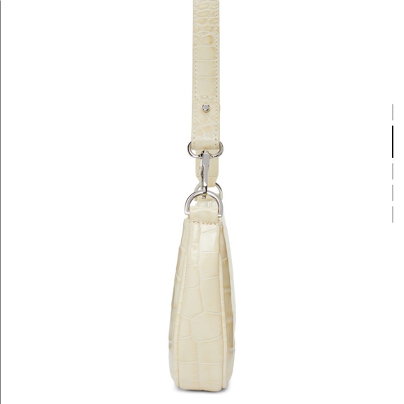 BY FAR Off-White Croc Purse - Picture 3 of 5